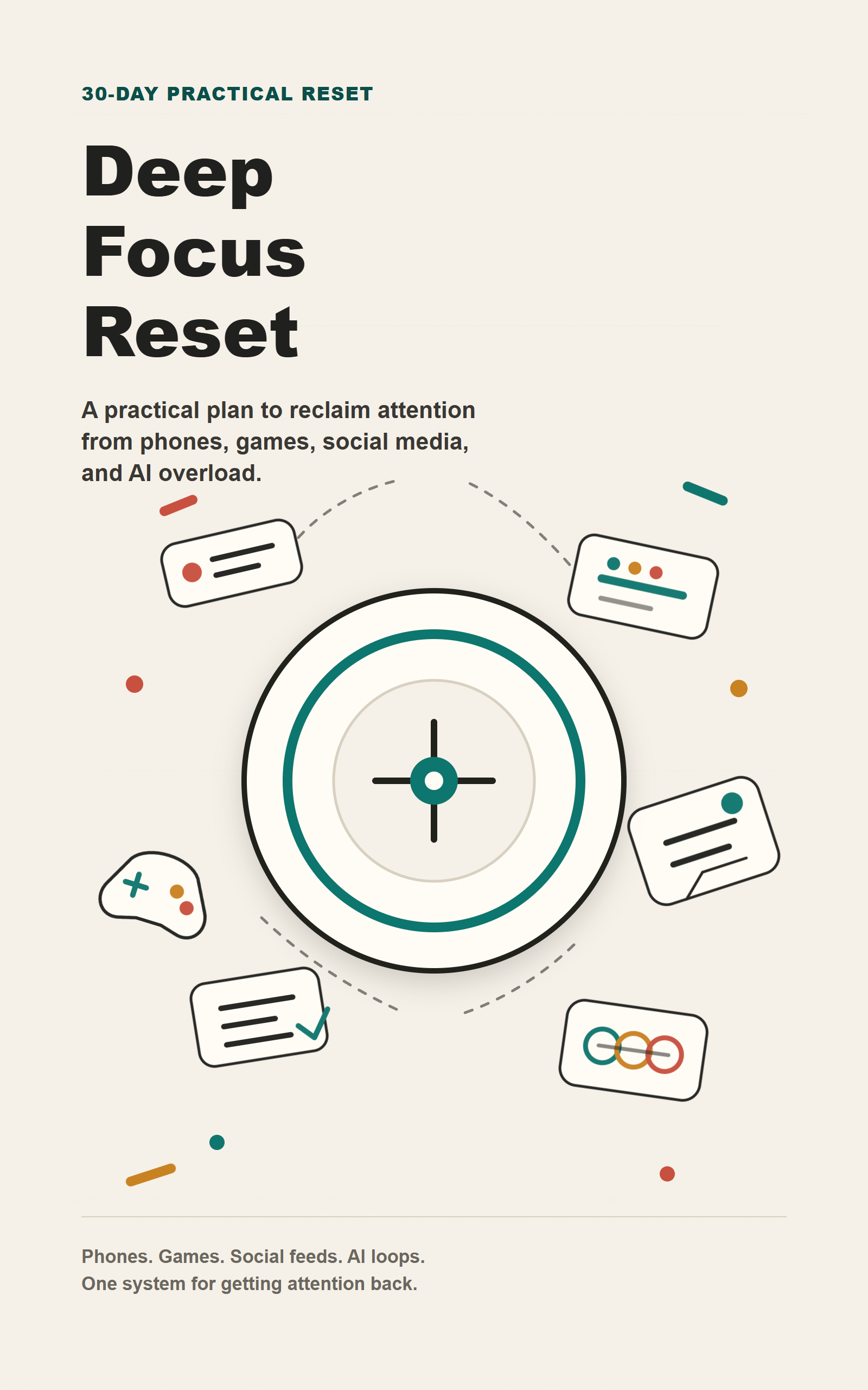 Deep Focus Reset ebook cover